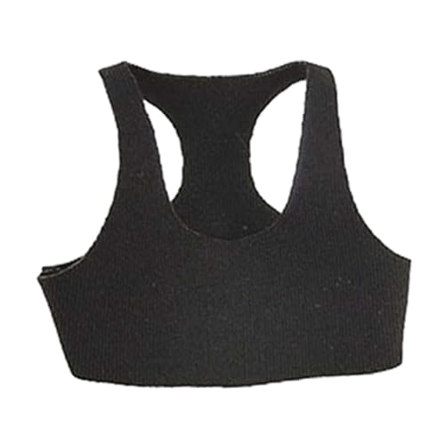 Oshhni Sportweste im Maßstab 1:6, 12 Zoll BJD-Puppenkleidung, trendiges weibliches Puppenkleidungs-Outfit für 12'' weibliche Puppen, Figurenzubehör, Schwarz von Oshhni