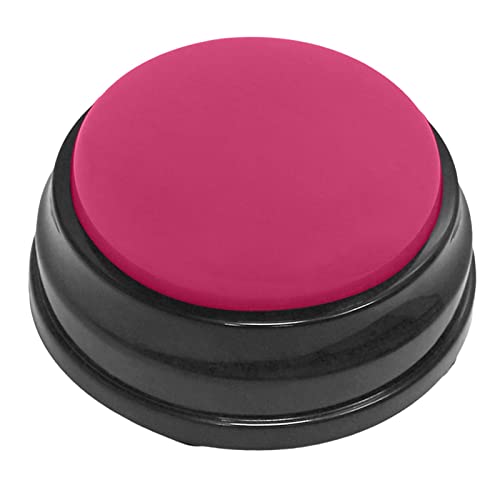 Oshhni Sprechender Knopf Aufnehmbarer Soundknopf Antwort Hundeknopf Interaktives Spielzeug mit Aufnahmefunktion für Nachrichten für Haustiertraining, von Oshhni