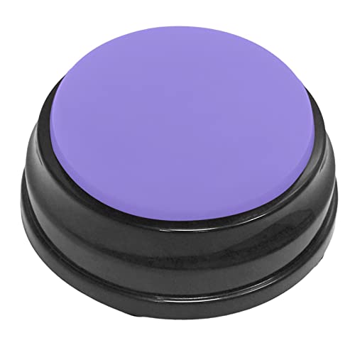 Oshhni Sprechender Knopf Aufnehmbarer Soundknopf Antwort Hundeknopf Interaktives Spielzeug mit Aufnahmefunktion für Nachrichten für Haustiertraining, von Oshhni