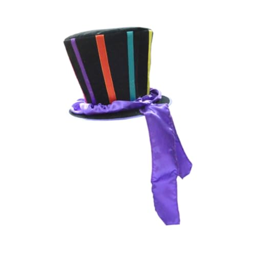 Oshhni Steampunk Top Hut Kostümzubehör Funky Flat Top Headbeer für Halloween -Cosplay -Masquerade für Karneval Oshhni Steampunk Top Hut Kostümzubehör Funky Flat Top Headbeer für Halloween -Cosplay -Masquerade für Karneval von Oshhni