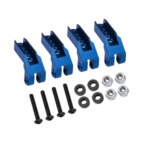 Oshhni Stoßdämpferhalterungen Metallhalterungen RC Ersatzteile 1/10 Einstellbare Ersatzstoßdämpfer Turmteile für 82056-4, Blau Oshhni Stoßdämpferhalterungen Metallhalterungen RC Ersatzteile 1/10 Einstellbare Ersatzstoßdämpfer Turmteile für 82056-4, Blau von Oshhni