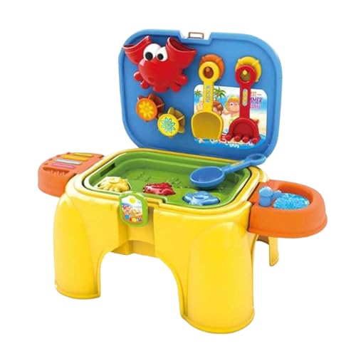 Oshhni Strand Sandkastenspielzeug Bildungsspielzeug tragbarer süßer sensorischer Organizer Spiel Stuhl Sandwasserstisch für den Kindertag im Innenbereich Oshhni Strand Sandkastenspielzeug Bildungsspielzeug tragbarer süßer sensorischer Organizer Spiel Stuhl Sandwasserstisch für den Kindertag im Innenbereich von Oshhni