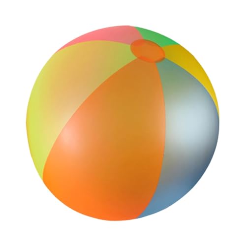 Oshhni Strandball aufblasbarer Ball Regenbogen Beach Ball Schwimmbad Spielzeug für Sportjungen Mädchen, 80cm Oshhni Strandball aufblasbarer Ball Regenbogen Beach Ball Schwimmbad Spielzeug für Sportjungen Mädchen, 80cm von Oshhni