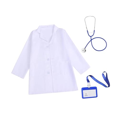 Oshhni Täuschen Sie Spiele Doctor Costum, Kinderkrankenschwester Outfits, Party -Gefälligkeiten, tun Doktorspielzeug, frühpädagogische Preschool, 110cm Oshhni Täuschen Sie Spiele Doctor Costum, Kinderkrankenschwester Outfits, Party -Gefälligkeiten, tun Doktorspielzeug, frühpädagogische Preschool, 110cm von Oshhni
