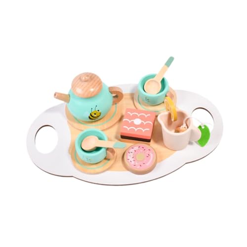 Oshhni Teeparty-Set aus Holz, Küchenzubehör, kreativ, so tun, als würden Sie eine Prinzessin Spielen, Teeparty-Zeit für Mädchen, Jungen, Kinder, Oshhni Teeparty-Set aus Holz, Küchenzubehör, kreativ, so tun, als würden Sie eine Prinzessin Spielen, Teeparty-Zeit für Mädchen, Jungen, Kinder, von Oshhni