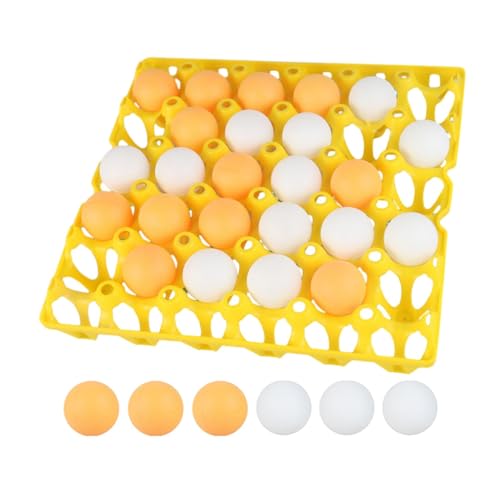 Oshhni Tisch-Sprungball-Spielzeug, Sprungball-Spiel für Kinder und Erwachsene, Gelbe Tafel von Oshhni