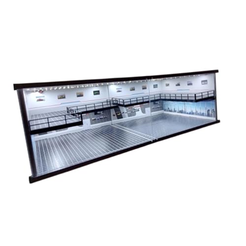 Oshhni Vitrine für Modellautos Aus Druckguss Im Maßstab 1/64, Simulation Eines Parkplatzschutzes, Vitrine, Autogarage Aus Legierung für Spielzeugauto Sammler, Style A Oshhni Vitrine für Modellautos Aus Druckguss Im Maßstab 1/64, Simulation Eines Parkplatzschutzes, Vitrine, Autogarage Aus Legierung für Spielzeugauto Sammler, Style A von Oshhni