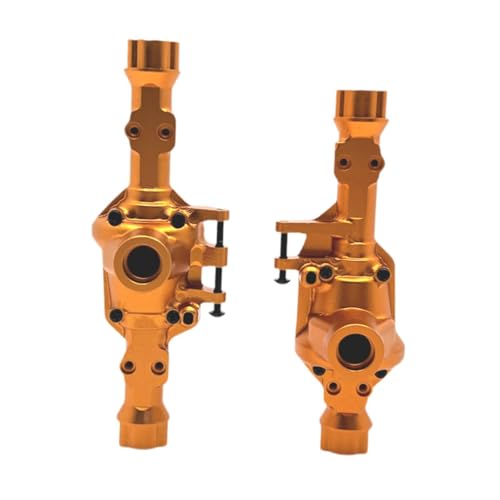 Oshhni Vorder- und Hinterachse RC -Autoteile ersetzen professionelles Upgrade -Zubehör Ersatzteile für 104006 1/10 Fahrzeuge Trucks, Gold von Oshhni