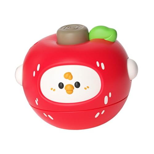 Oshhni Wechseln Sie Top für Kinder Fruchtthema tragbare leichte Partyversorgungen Gyro Schreibtisch Spielzeug für Kinder Jungen Mädchen Klassenzimmerpreis, Apfel von Oshhni