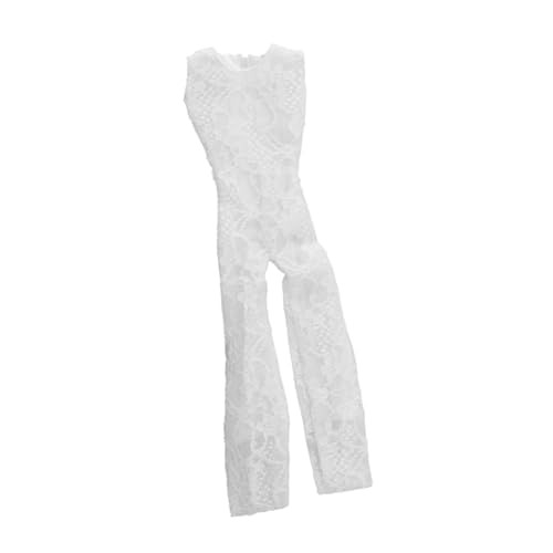 Oshhni Weibliche Figur Strumpfhosen Overall Maßstab 1:6 Sammler Mode Action-Figuren Kleidung für 12'' Zoll weibliche Action-Figur ACCS, Weiß Oshhni Weibliche Figur Strumpfhosen Overall Maßstab 1:6 Sammler Mode Action-Figuren Kleidung für 12'' Zoll weibliche Action-Figur ACCS, Weiß von Oshhni