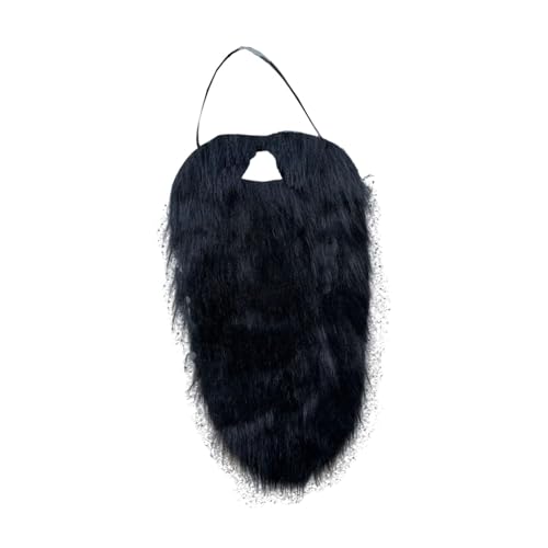 Oshhni Weihnachtsmann Santa Claus Bart Santa Bart Kostümzubehör 50 cm Schnurrbart Gnom Bart für Halloween Performance Holiday, Schwarz Oshhni Weihnachtsmann Santa Claus Bart Santa Bart Kostümzubehör 50 cm Schnurrbart Gnom Bart für Halloween Performance Holiday, Schwarz von Oshhni