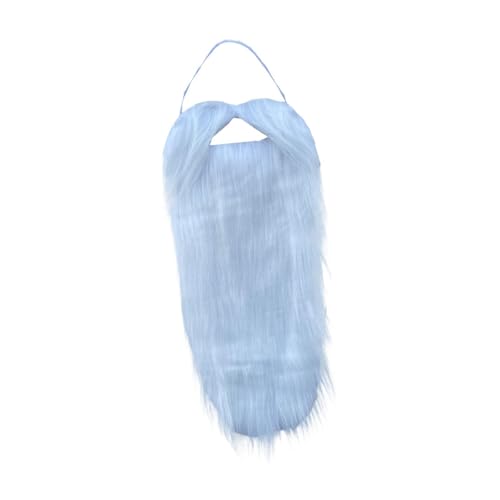 Oshhni Weihnachtsmann Santa Claus Bart Santa Bart Kostümzubehör 50 cm Schnurrbart Gnom Bart für Halloween Performance Holiday, Weiß Oshhni Weihnachtsmann Santa Claus Bart Santa Bart Kostümzubehör 50 cm Schnurrbart Gnom Bart für Halloween Performance Holiday, Weiß von Oshhni