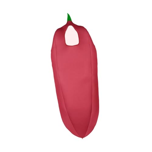 Oshhni Würziges Chili -Kostüm, Cartoon DIY Bühnenbühne für Bühnenperformance -Themenparty, S Oshhni Würziges Chili -Kostüm, Cartoon DIY Bühnenbühne für Bühnenperformance -Themenparty, S von Oshhni