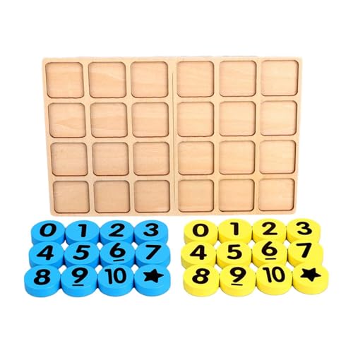 Oshhni Zahlenspiel, pädagogisches Spielzeug, Brettspiel, frühes Lernen für, Jungen und Mädchen im Alter von 3, 4, 5, 6 von Oshhni