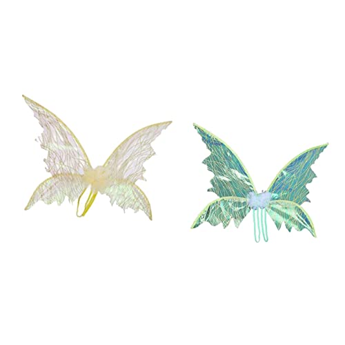Oshhni Zauberhafte Schmetterlingsflügel für Kinder, Goldfarbe Grün von Oshhni