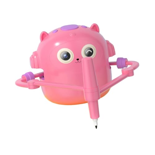 Oshhni Zeichenroboter für Kinder, Lernspielzeug mit 100 Karten und 2 Stiften, automatisches Malen, Rosa Oshhni Zeichenroboter für Kinder, Lernspielzeug mit 100 Karten und 2 Stiften, automatisches Malen, Rosa von Oshhni