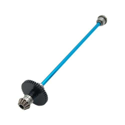Oshhni Zentrale Antriebswelle aus Metall, zentrale Getriebewelle für RC-Autos, robuster, Stabiler Upgrade-Ersatz für Wltoy 1/14 Scale 144010, Blau von Oshhni