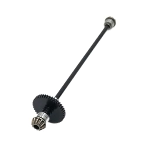 Oshhni Zentrale Antriebswelle aus Metall, zentrale Getriebewelle für RC-Autos, robuster, Stabiler Upgrade-Ersatz für Wltoy 1/14 Scale 144010, Schwarz von Oshhni