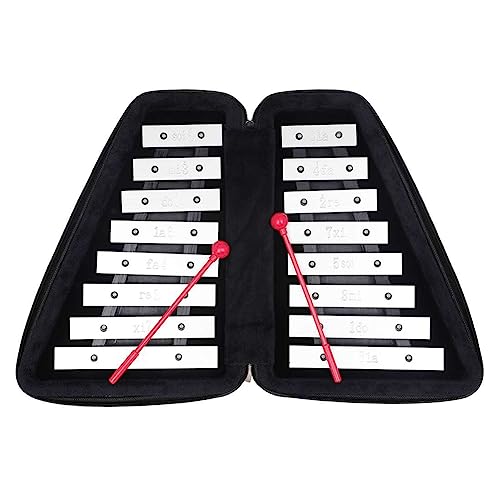 Osmond Zweireihiges 16-Ton-Glockenspiel, Notenversand, Tragbares Musikinstrument für die Früherziehung für Kinder von Osmond