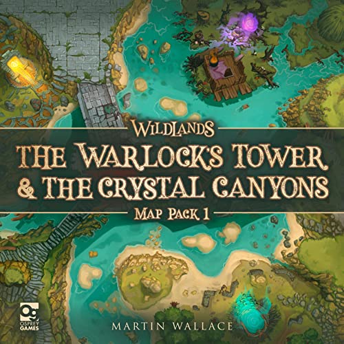 Wildlands: Map Pack 1: The Warlock’s Tower & The Crystal Canyons von Osprey Games