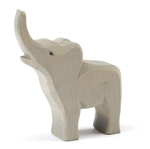 Ostheimer 20422 Elefant klein trompetend aus Holz Höhe 11,5cm von Ostheimer