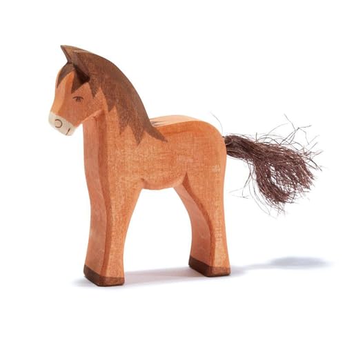 OSTHEIMER 11114 Fohlen braun aus Holz Höhe 10cm von Ostheimer