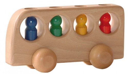 Kinderkram (Ostheimer) 5560220 - Bus natur mit 4 Männlein von Ostheimer