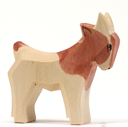 Ostheimer 11715 Zicklein stehend aus Holz Höhe 6cm Serie Familie & Bauernhof handbemalt von Ostheimer