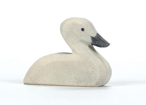 Ostheimer - 15905 - Schwan, klein, Holz, Handarbeit, 4,3cm x 3,3cm x 2,5cm von Ostheimer
