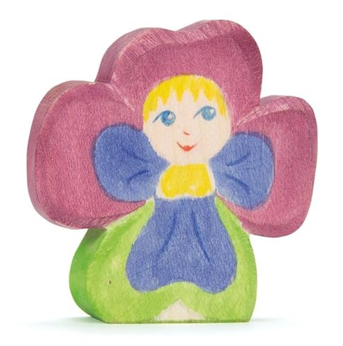 Ostheimer - 24818 - Blumenkind Stiefmütterchen, Holz, Handarbeit, 5,7cm x 5,8cm x 2cm von Ostheimer