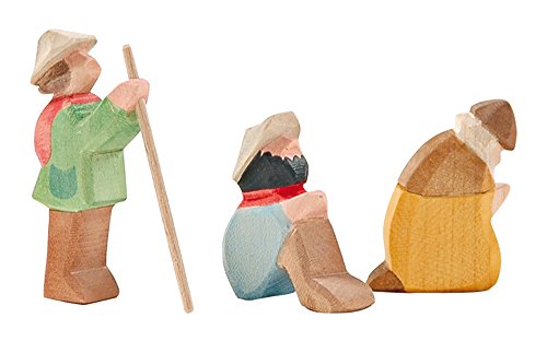 Ostheimer 66520 - Hirtengruppe, 3-teilig - Minis mit Geschenkkiste, 3 Teile von Ostheimer