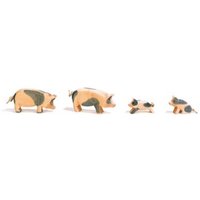 Schwein, Kopf hoch (gefleckt) von Ostheimer