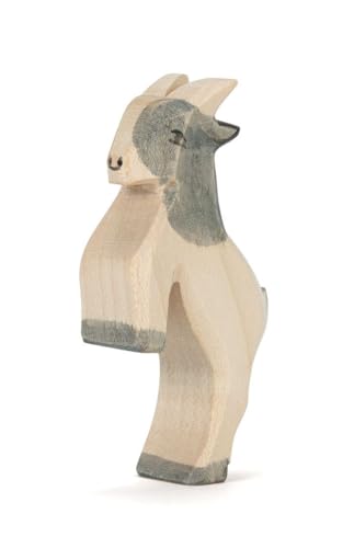 Ostheimer 11714 Zicklein springend aus Holz Höhe 7,5cm Serie Familie & Bauernhof handbemalt von Ostheimer