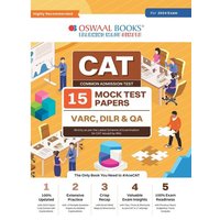 Oswaal CAT 15 Mock Test Papers for 2024 Exam von Oswaal Books And Learning Pvt Ltd