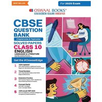 Oswaal CBSE Question Bank Class 10 English Language & Literature, Chapterwise and Topicwise Solved Papers For Board Exams 2025 von Oswaal Books And Learning Pvt Ltd