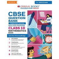 Oswaal CBSE Question Bank Class 10 Mathematics (Basic), Chapterwise and Topicwise Solved Papers For Board Exams 2025 von Oswaal Books And Learning Pvt Ltd