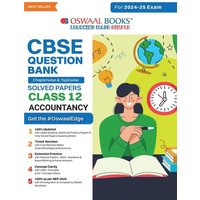 Oswaal CBSE Question Bank Class 12 Accountancy, Chapterwise and Topicwise Solved Papers For Board Exams 2025 von Oswaal Books And Learning Pvt Ltd