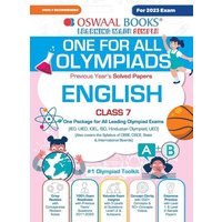 Oswaal One For All Olympiad Previous Years' Solved Papers, Class-7 English Book (For 2023 Exam) von Oswaal Books And Learning Pvt Ltd