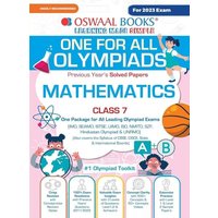 Oswaal One For All Olympiad Previous Years' Solved Papers, Class-7 Mathematics Book (For 2023 Exam) von Oswaal Books And Learning Pvt Ltd