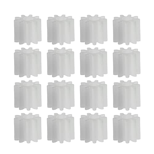 Othmro 100 Stück Kunststoff Getriebe 9 Zähne Modell 092A Reduktionsgetriebe Kunststoff Schneckengetriebe für RC Auto Roboter Motor von Othmro