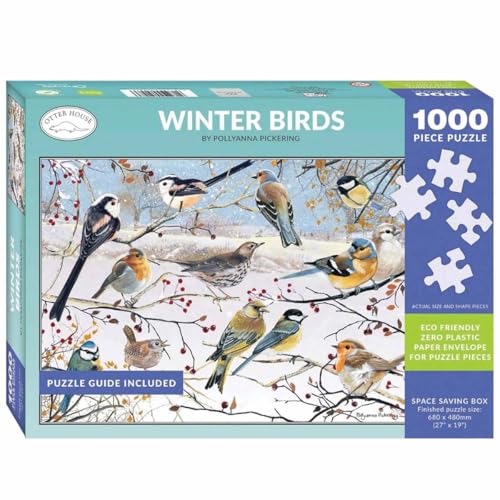 Otter House 1000 Piece Jigsaw Puzzle - Winter Birds von Otter House Gift