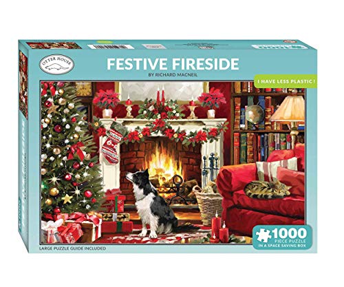 Festive Fireside 1000 Piece Jigsaw von Otter House