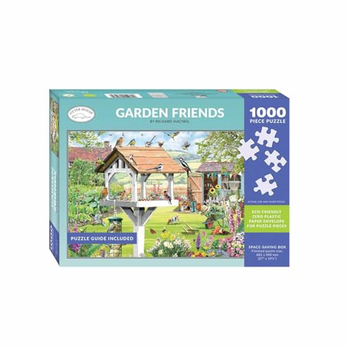 JIGSAW 1000 PIECE RECTANGULAR - GARDEN FRIENDS (L) von Otter House