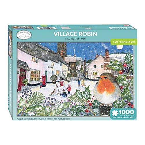 JIGSAW 1000 PIECE RECTANGULAR VILLAGE RO von Otter House