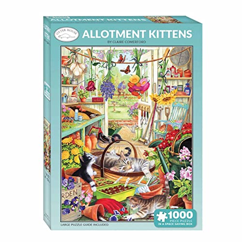 Allotment Kittens 1000 Piece Jigsaw von Otter House