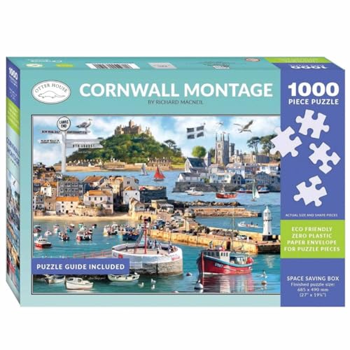 Jigsaw 1000 Piece Rectangular Cornwall M von Otter House
