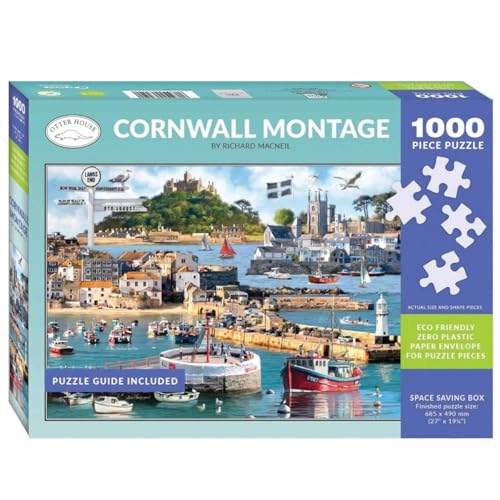 JIGSAW 1000 PIECE RECTANGULAR CORNWALL M von Otter House