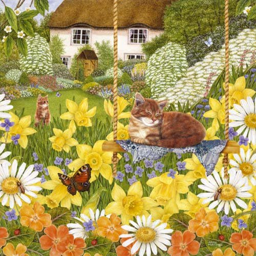 Otter House Flower Garden - Puzzle 1000 Teile von Otter House