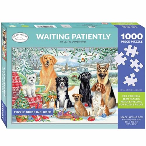 Otter House Waiting Patiently Jigsaw Puzzle (1000 Pieces) von Otter House