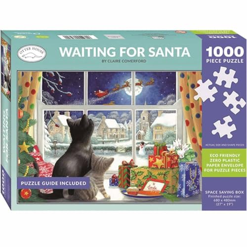 Otter House Waiting for Santa Jigsaw Puzzle (1000 Pieces) von Otter House